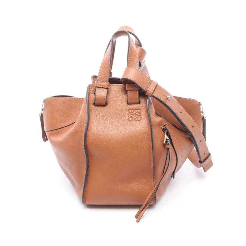 Loewe HAMMOCK Handbag Leather Brown